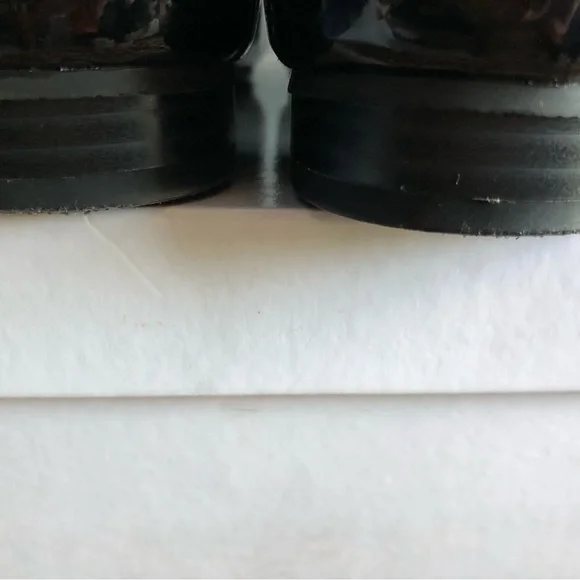 Sam Edelman Black Patent Leather Loafers with Studded Details - Picture 6 of 6